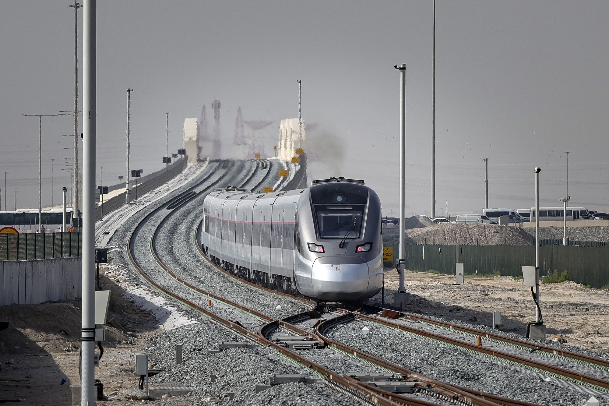 <i>Fadel Senna/AFP/Getty Images via CNN Newsource</i><br/>The UAE's first passenger train