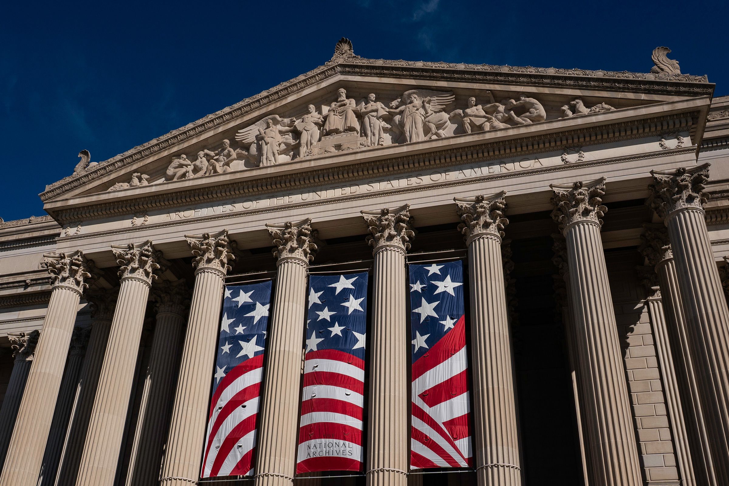 <i>Salwan Georges/The Washington Post/Getty Images/File via CNN Newsource</i><br/>Former leaders of the National Archives — which preserves and protects the nation’s most important documents — are urging a federal appeals court to reject the Trump administration’s effort to ignore the Presidential Records Act