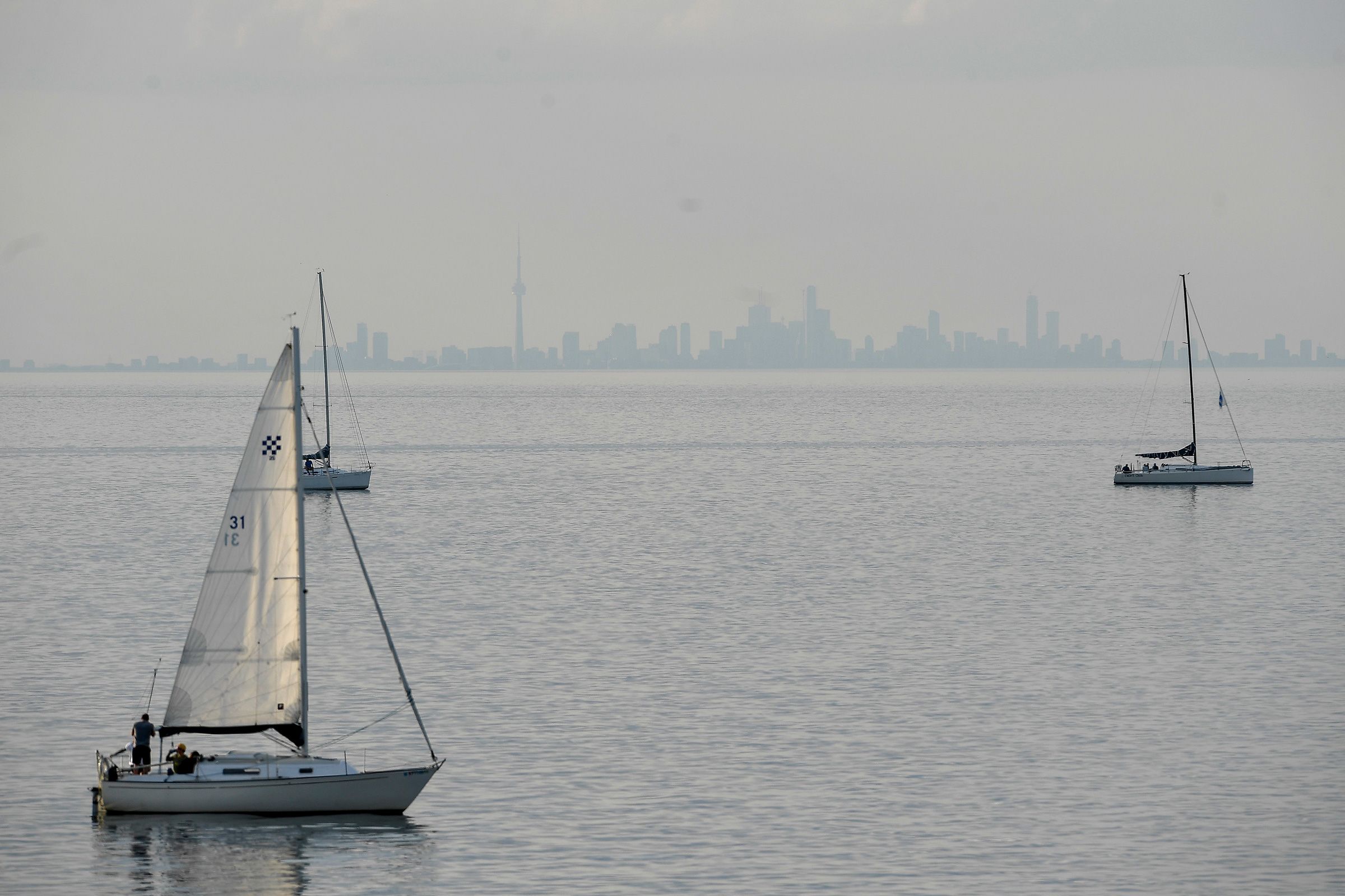 <i>Adrian Kraus/AP via CNN Newsource</i><br/>President Donald Trump on Thursday moved to rename Lake Ontario to “Lake America.” The Toronto skyline is visible across Lake Ontario from Fort Niagara State Park in Youngstown