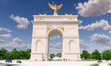President Donald Trump’s proposed 250-foot triumphal arch will have “adverse” effects on dozens of historical landmarks