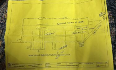 A diagram showing the inside of the Chilime Hydropower Project in Nepal