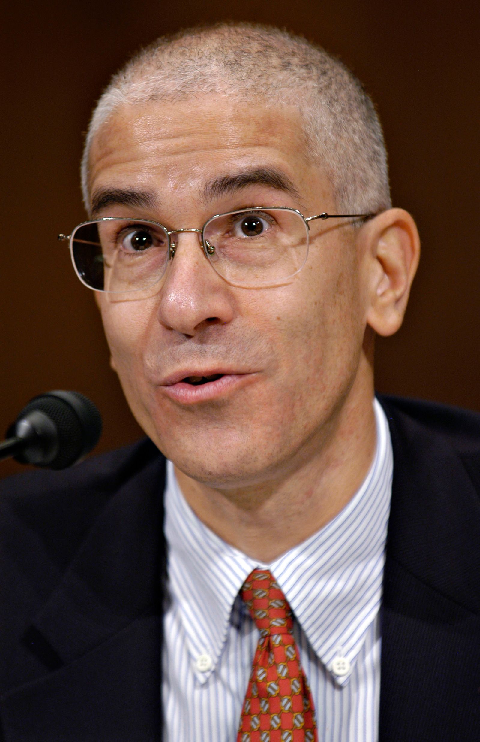 <i>Stephanie Kuykendal/Bloomberg/Getty Images/File via CNN Newsource</i><br/>Daniel Richman testifies before the Senate Judiciary Committee in 2007.