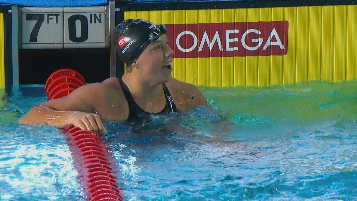 <i>NBC Olympics</i><br/>Athletes compete at the 2026 Pan Pacific Swimming Championships.