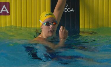 Athletes compete at the 2026 Pan Pacific Swimming Championships.