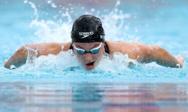 Athletes compete at the 2026 Pan Pacific Swimming Championships.