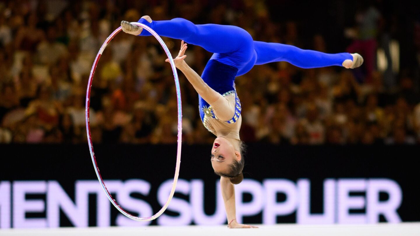 <i>NBC Olympics</i><br/>Athletes compete at the 2026 Rhythmic Gymnastics World Championships.