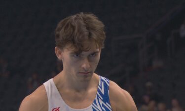 Athletes compete in the 2026 U.S. Gymnastics Championships.