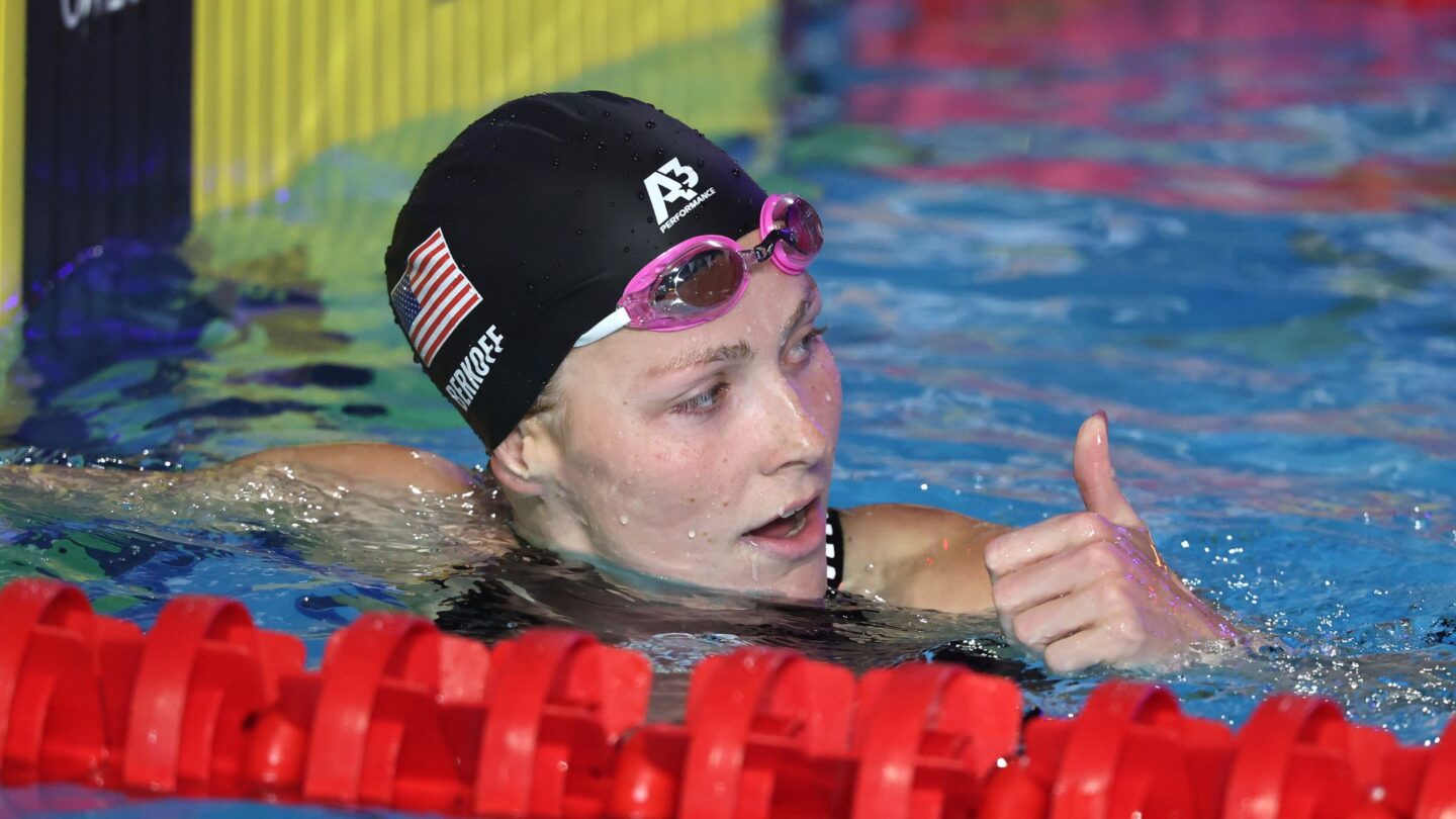 <i>NBC Olympics</i><br/>Athletes compete at the 2026 Pan Pacific Swimming Championships.