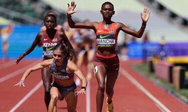 Athletes compete in the 2026 World Athletics U20 Championships in Eugene