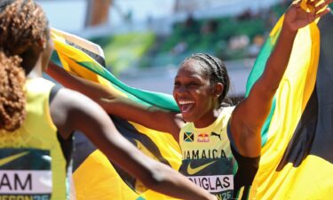 Athletes compete in the 2026 World Athletics U20 Championships in Eugene