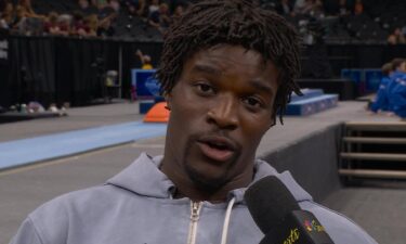 Athletes compete at the 2026 U.S. Gymnastics Championships.