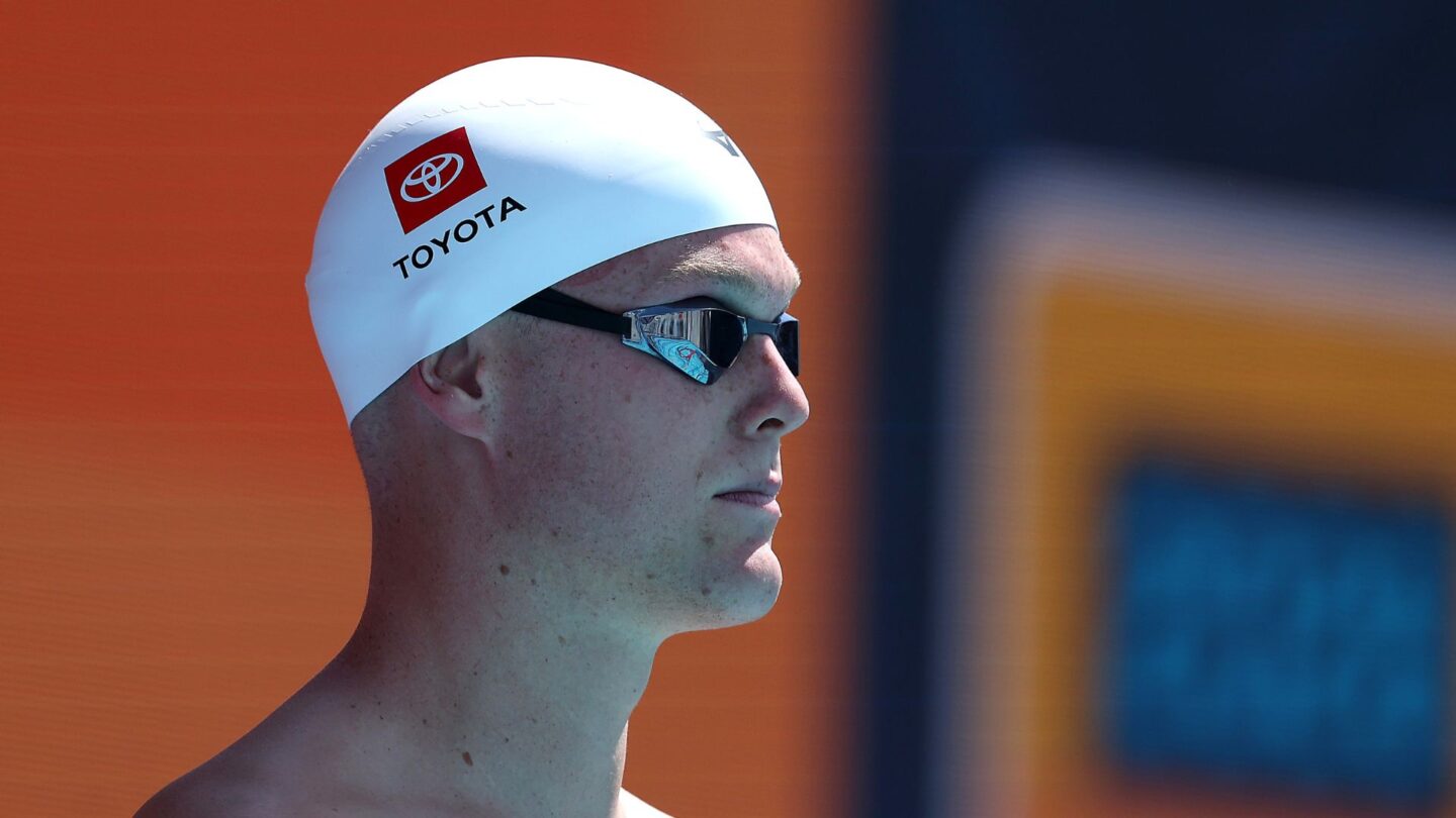 <i>NBC Olympics</i><br/>Athletes compete at the 2026 Pan Pacific Swimming Championships.