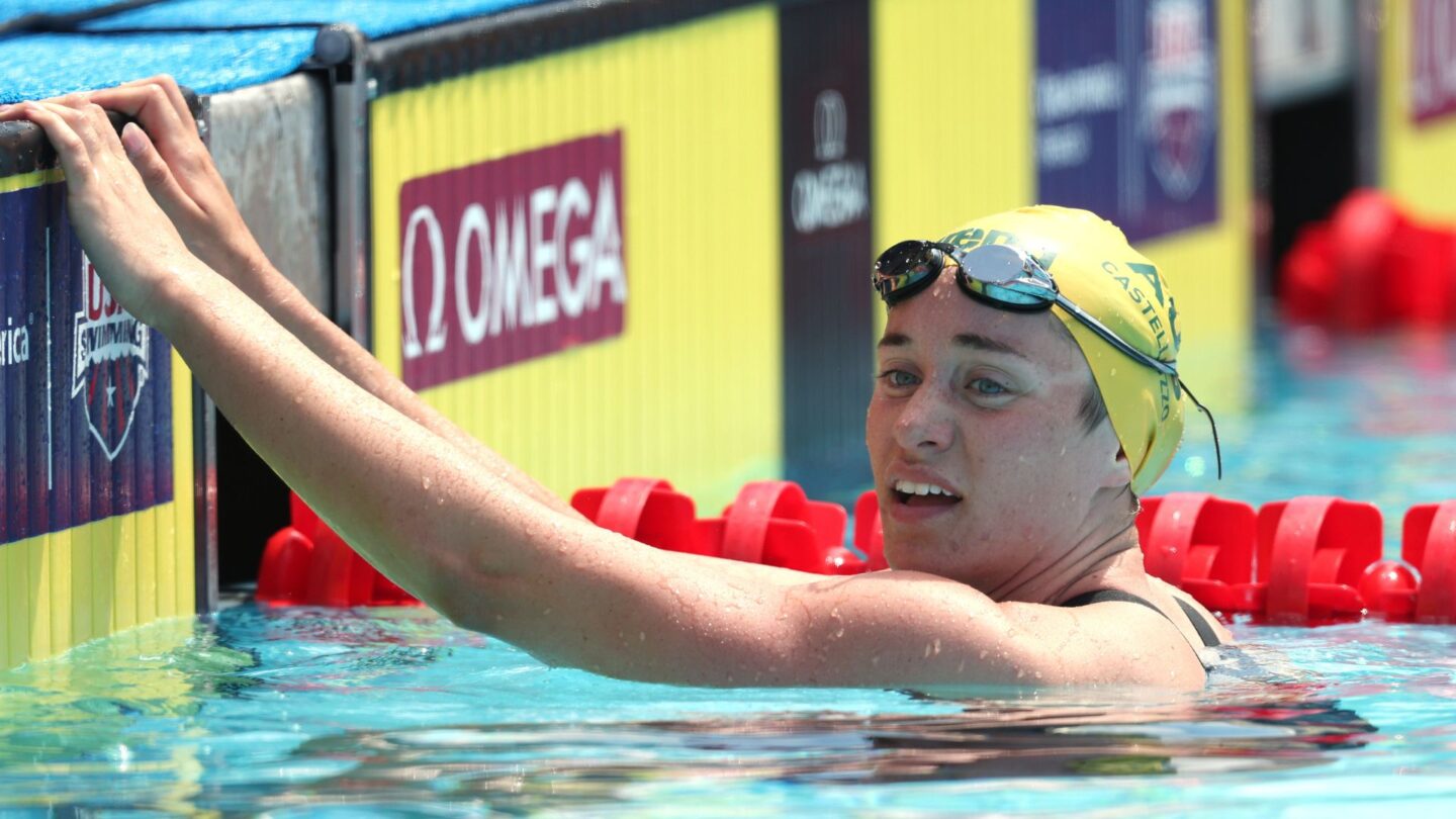 <i>NBC Olympics</i><br/>Athletes compete at the 2026 Pan Pacific Swimming Championships.
