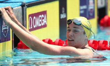 Athletes compete at the 2026 Pan Pacific Swimming Championships.