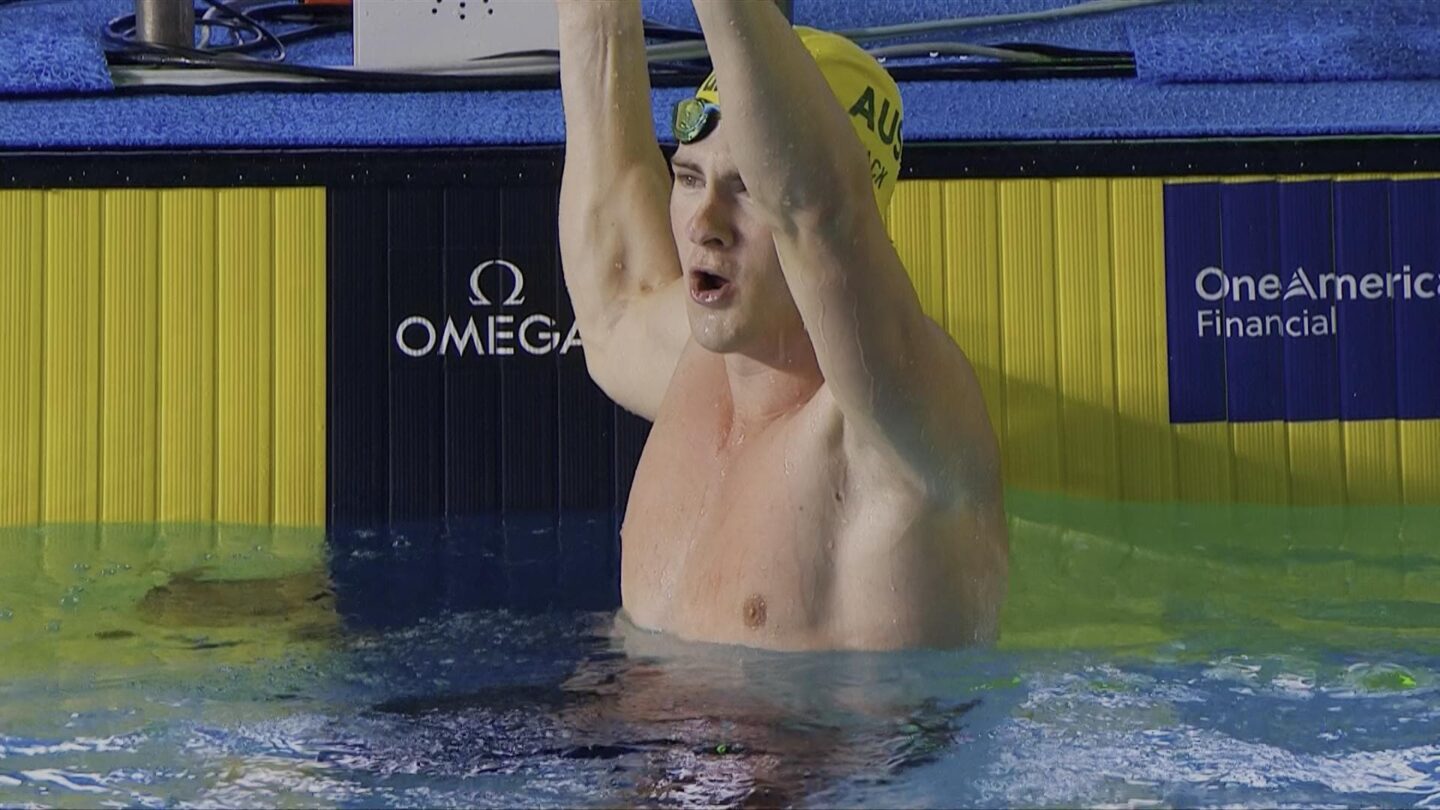 <i>NBC Olympics</i><br/>Athletes compete at the 2026 Pan Pacific Swimming Championships.