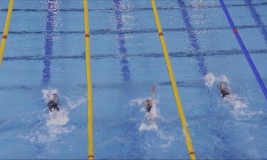 Athletes compete at the 2026 Pan Pacific Swimming Championships.
