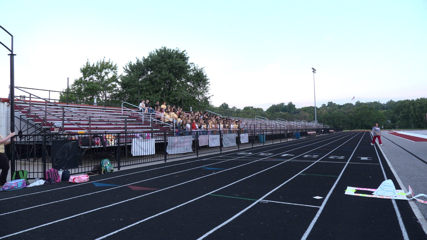 Benton High School annual senior sunrise.