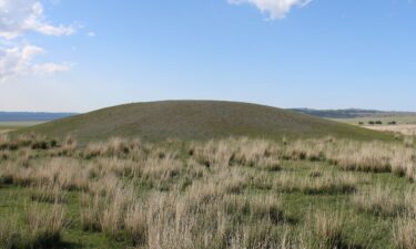 The Scythians' elite burial mounds were massive. This mound at Kazakhstan’s Shilikty site measures nearly 30 feet tall and 289 feet in diameter.