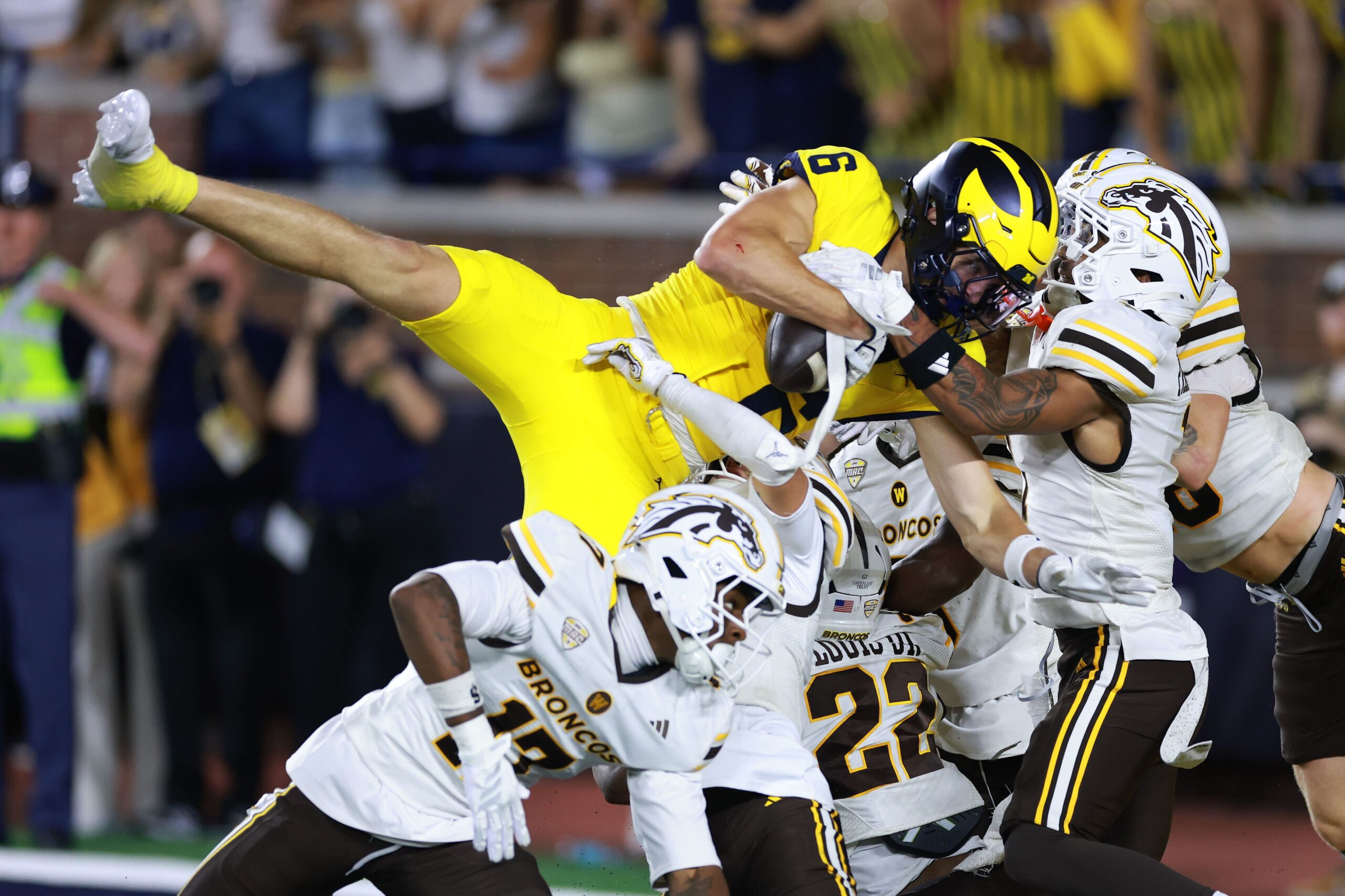 <i>Gregory Shamus/Getty Images via CNN Newsource</i><br/>Michigan's controversial win over Western Michigan is in dispute after the MAC appealed to higher authorities to overturn the result.