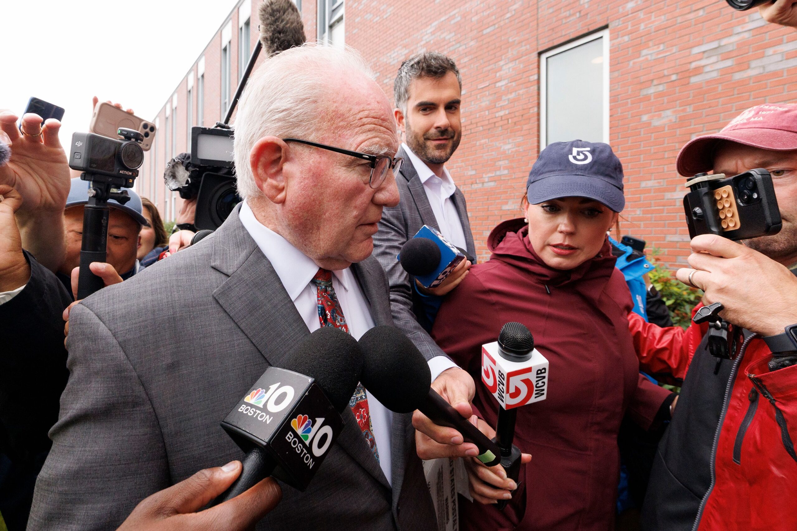<i>CJ Gunther/Getty Images via CNN Newsource</i><br/>Defense attorney Kevin Reddington arrives to court on September 3