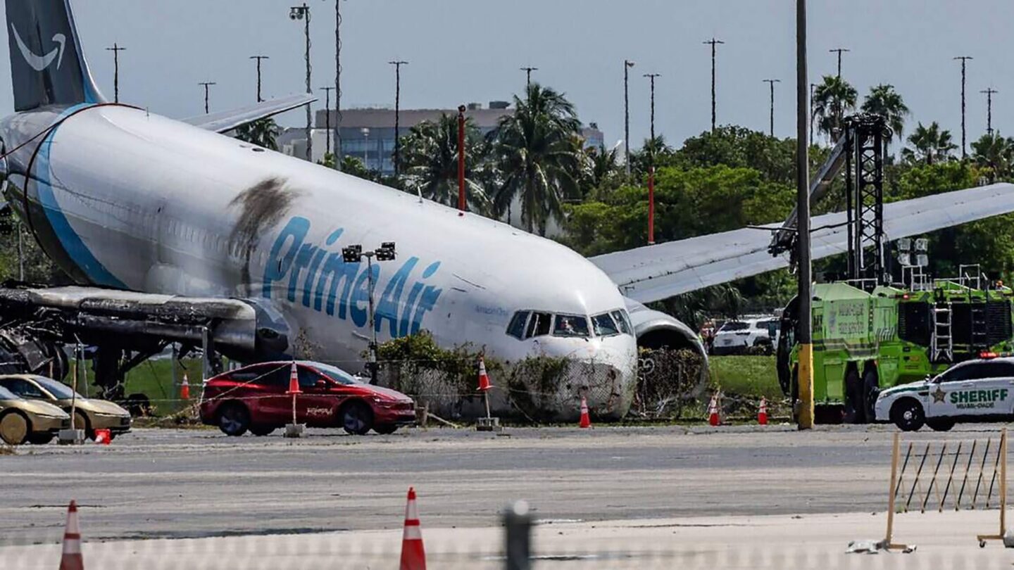 <i>NTSB via CNN Newsource</i><br/>The wreckage of the Piper 28-140 aircraft that crashed shortly after takeoff from Queen City Airport in Allentown