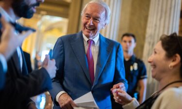 Sen. Ed Markey is seen at the US Capitol in Washington