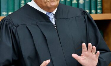 Judge William F. Sullivan is pictured in the Plymouth courtroom on September 2.