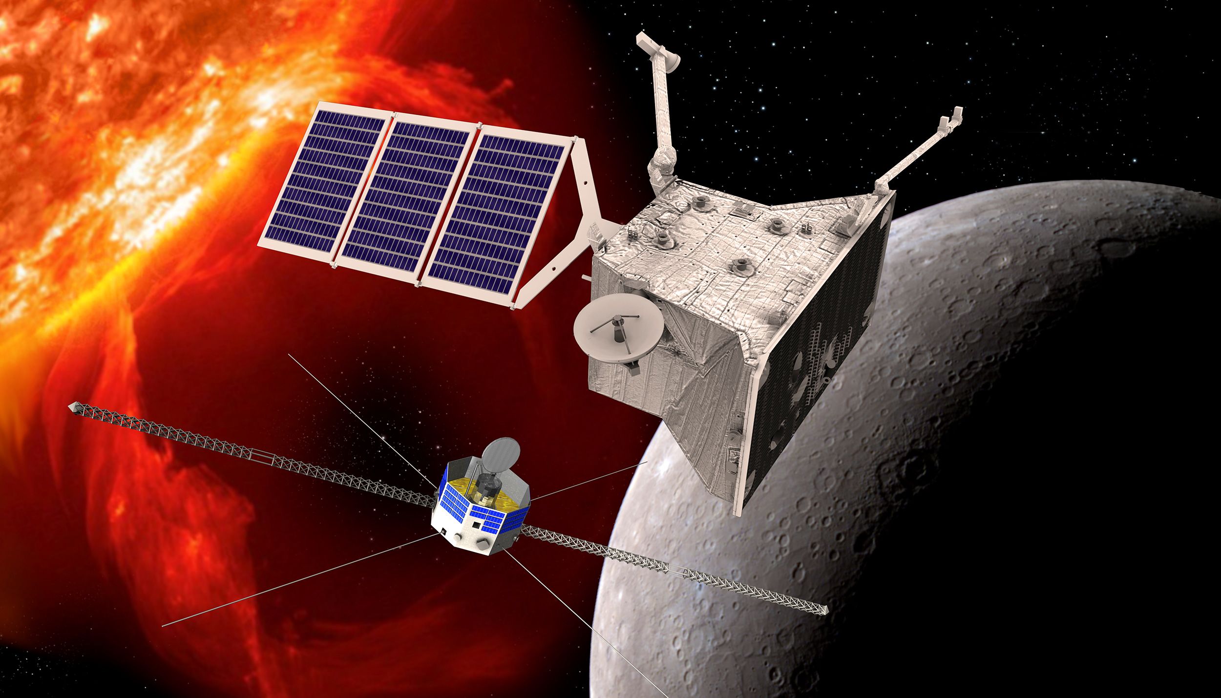 <i>ESA/BepiColombo/MTM via CNN Newsource</i><br/>BepiColombo snapped images during its sixth Mercury flyby