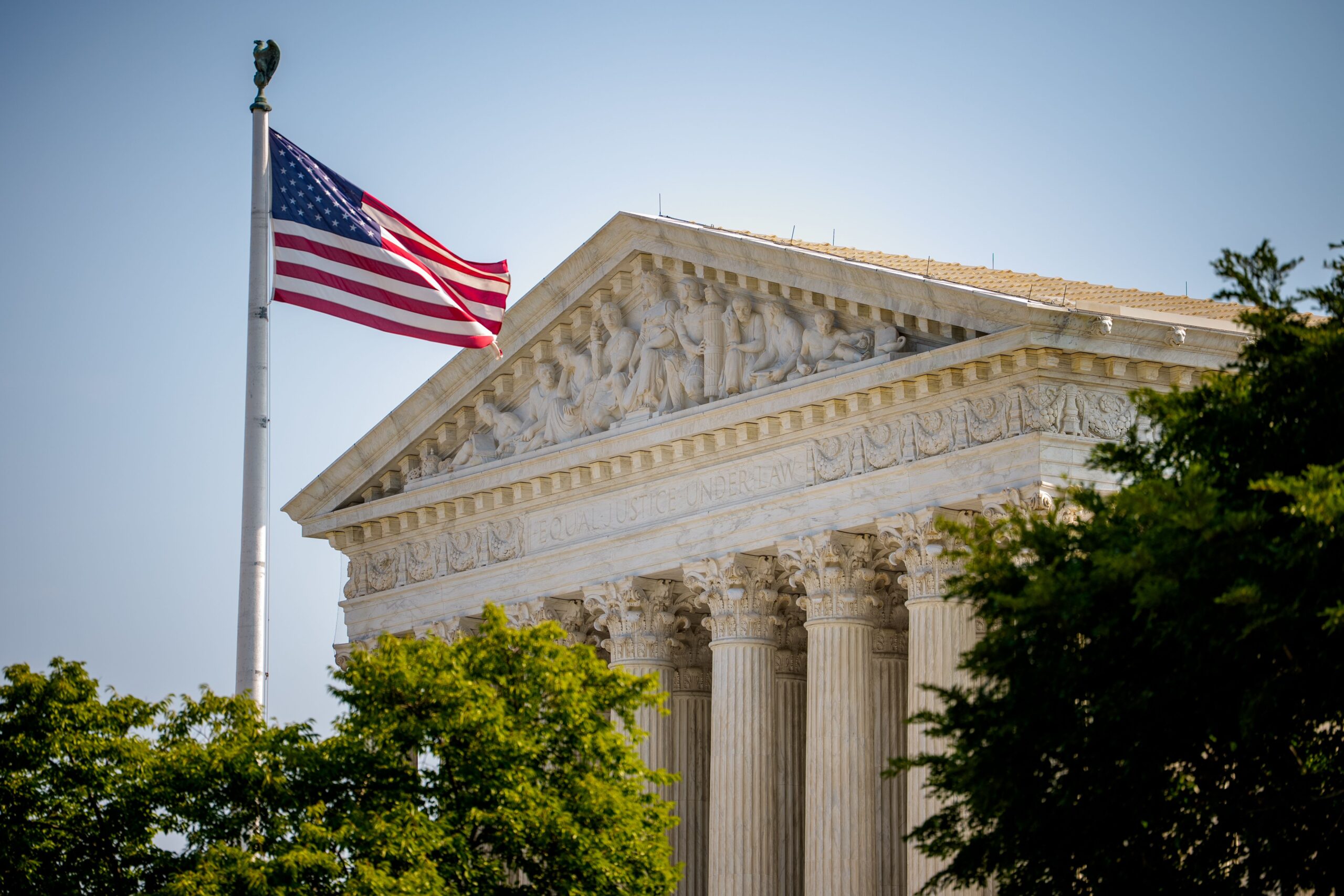 <i>Andrew Harnik/Getty Images via CNN Newsource</i><br/>The Supreme Court building on August 13
