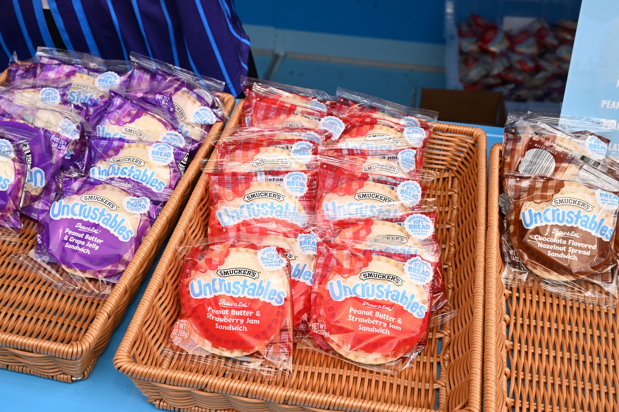 <i>Dave Kotinsky/Getty Images for Uncrustables via CNN Newsource</i><br/>Uncrustables has grown into a $1 billion brand for J.M. Smucker.