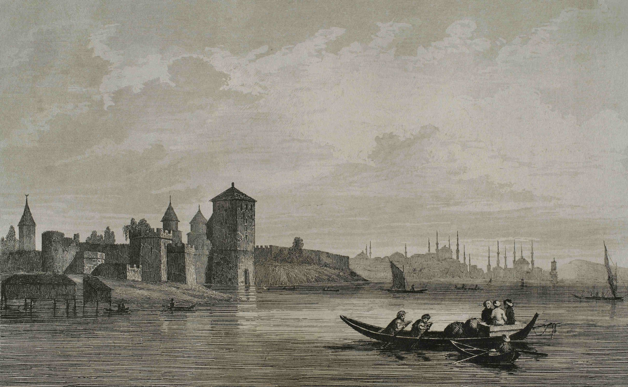 <i>Historia/Shutterstock via CNN Newsource</i><br/>An early photograph shows Yedikule Fortress circa 1890.