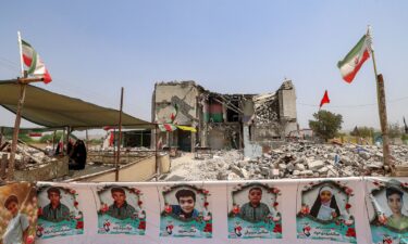 The building of the destroyed Shajareh Tayebeh elementary school