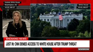 <i>CNN via CNN Newsource</i><br/>CNN White House reporter denied entry to the White House