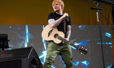 Ed Sheeran performs at the 2023 New Orleans Jazz & Heritage Festival in New Orleans on April 29