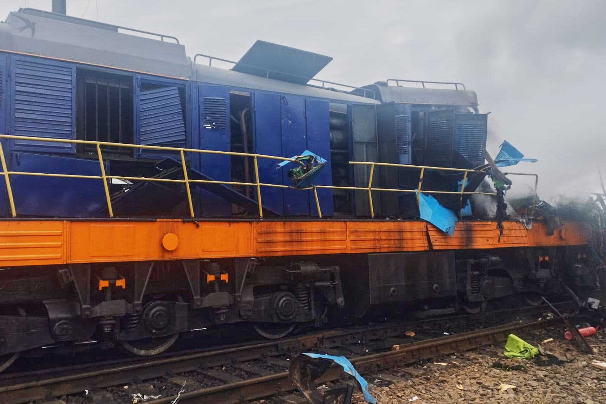 <i>Ukrainian Ukrzaliznytsia Railway Company Press Office/AP via CNN Newsource</i><br/>In this photo provided by the Ukrainian Ukrzaliznytsia Railway Company Press Office