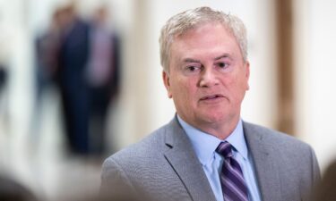 House Oversight Committee Chairman James Comer speaks to reporters on Capitol Hill on September 3.