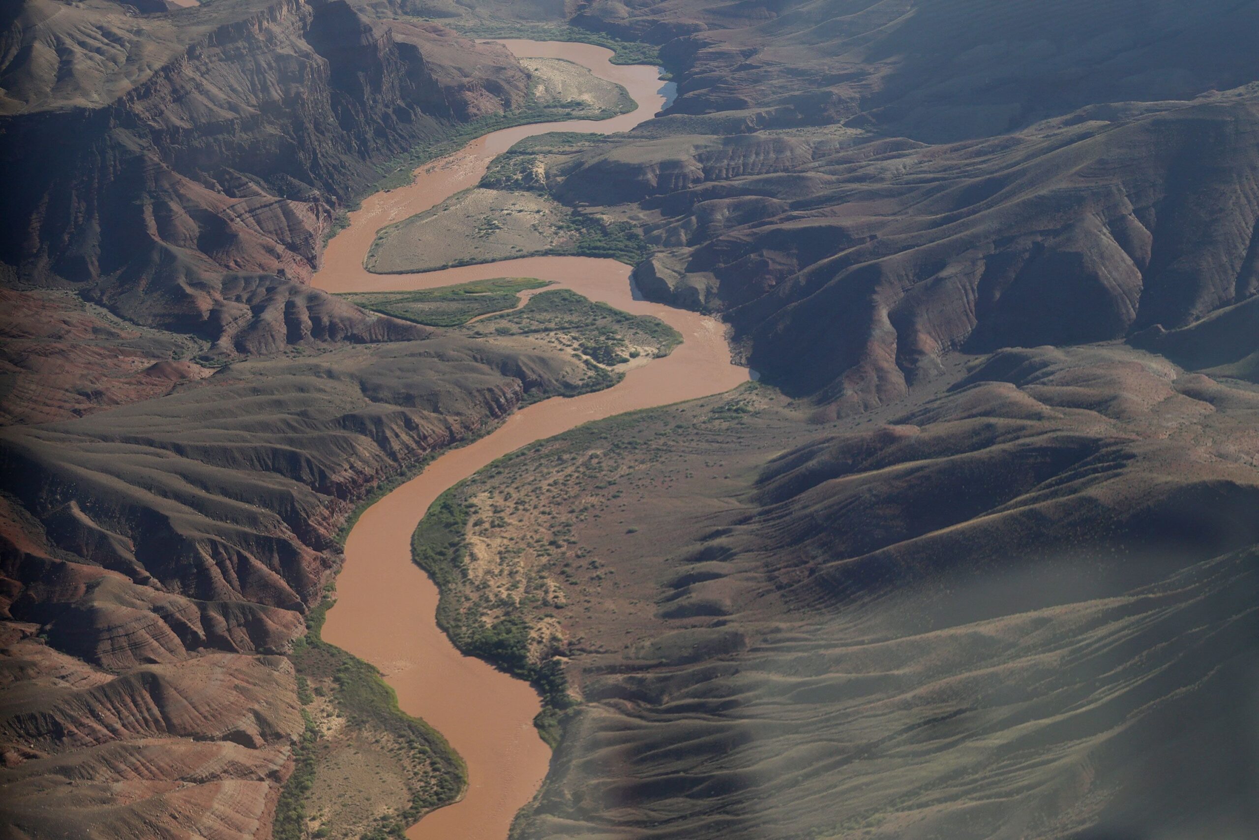 <i>Ian Maule/AFP/Getty Images via CNN Newsource</i><br/>The Colorado River is seen at Grand Canyon National Park on September 1
