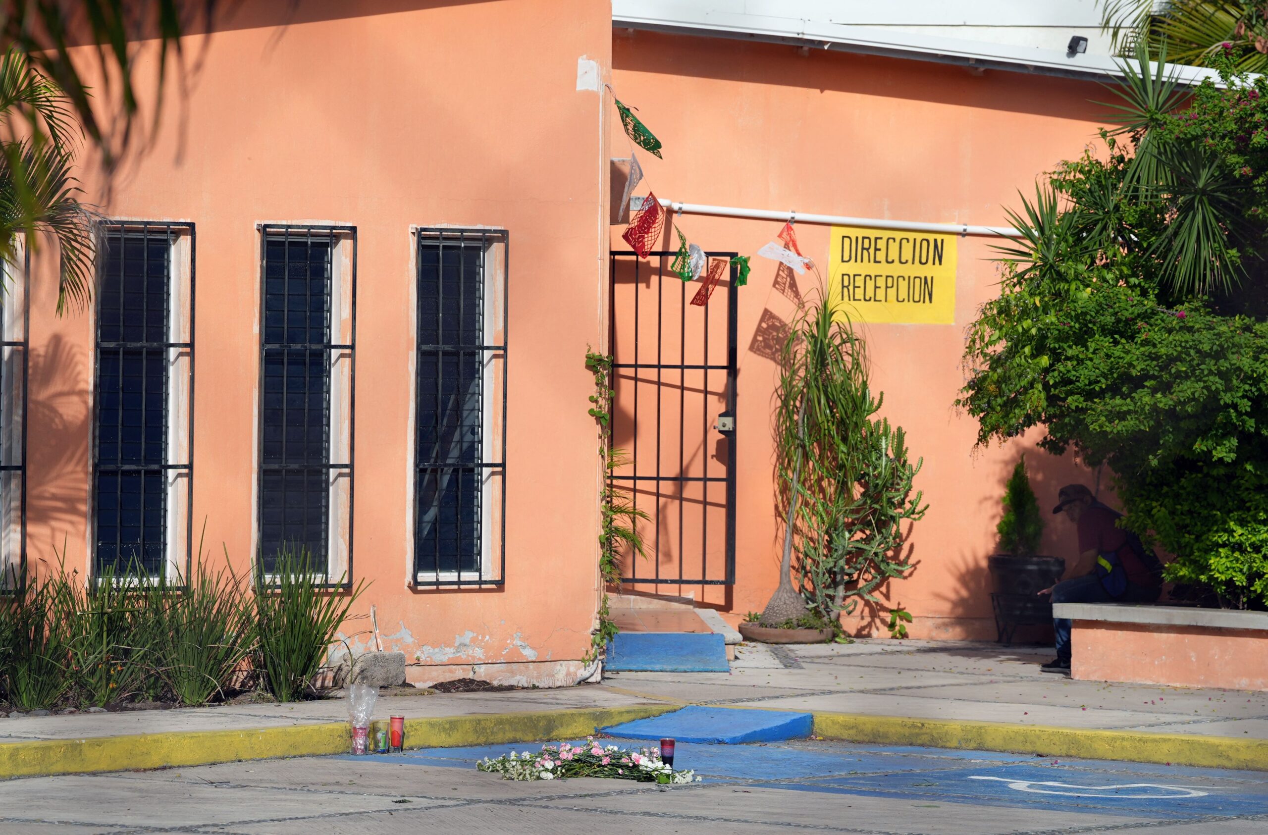 <i>Miguel Banuelos/AFP/Getty Images via CNN Newsource</i><br/>A tribute in honor of Claudia Tacoronte Aguilera