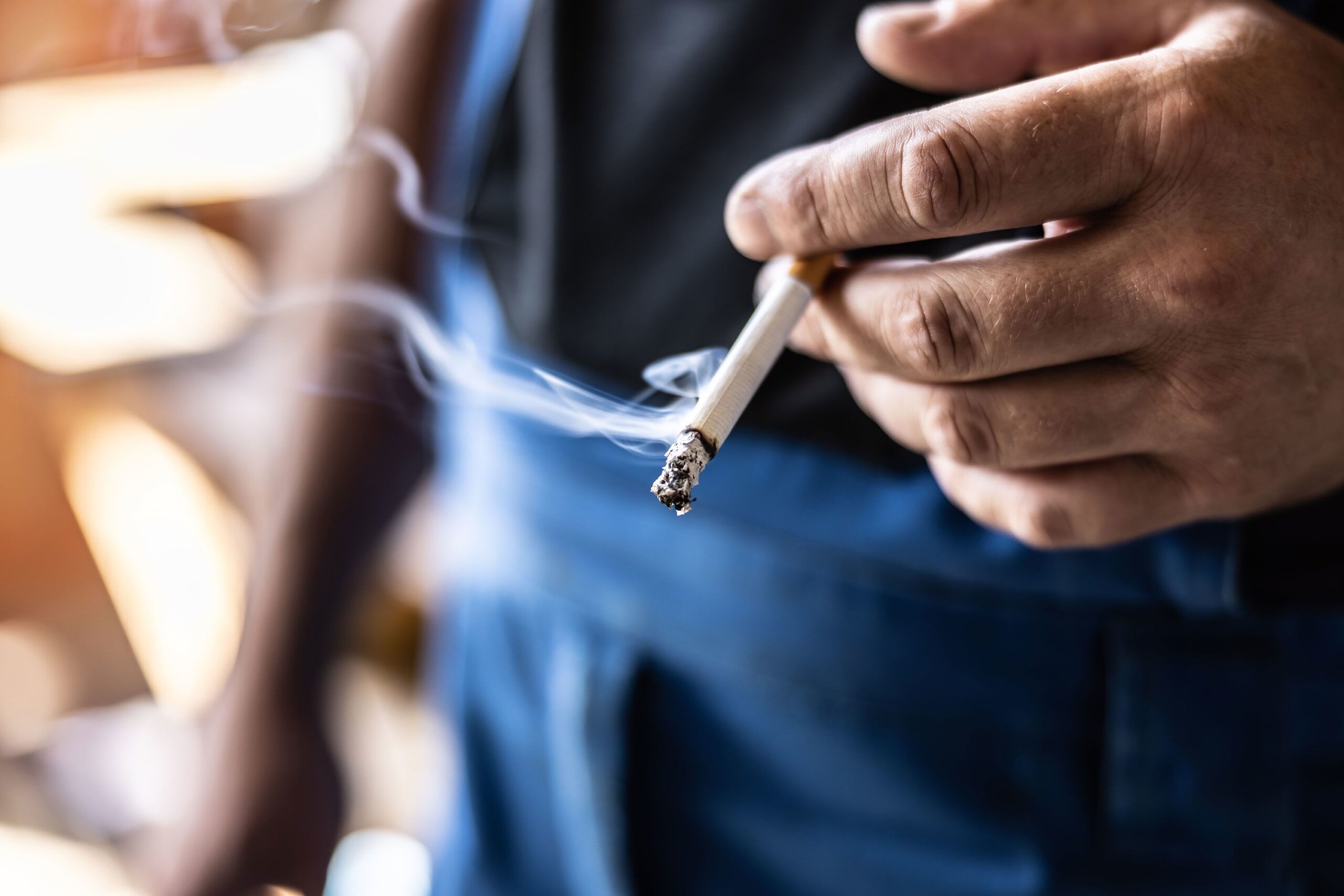 <i>SimpleImages/Moment RF/Getty Images via CNN Newsource</i><br/>Chemicals in cigarette smoke impact the cardiovascular system by damaging blood vessels and causing plaque buildup inside arteries
