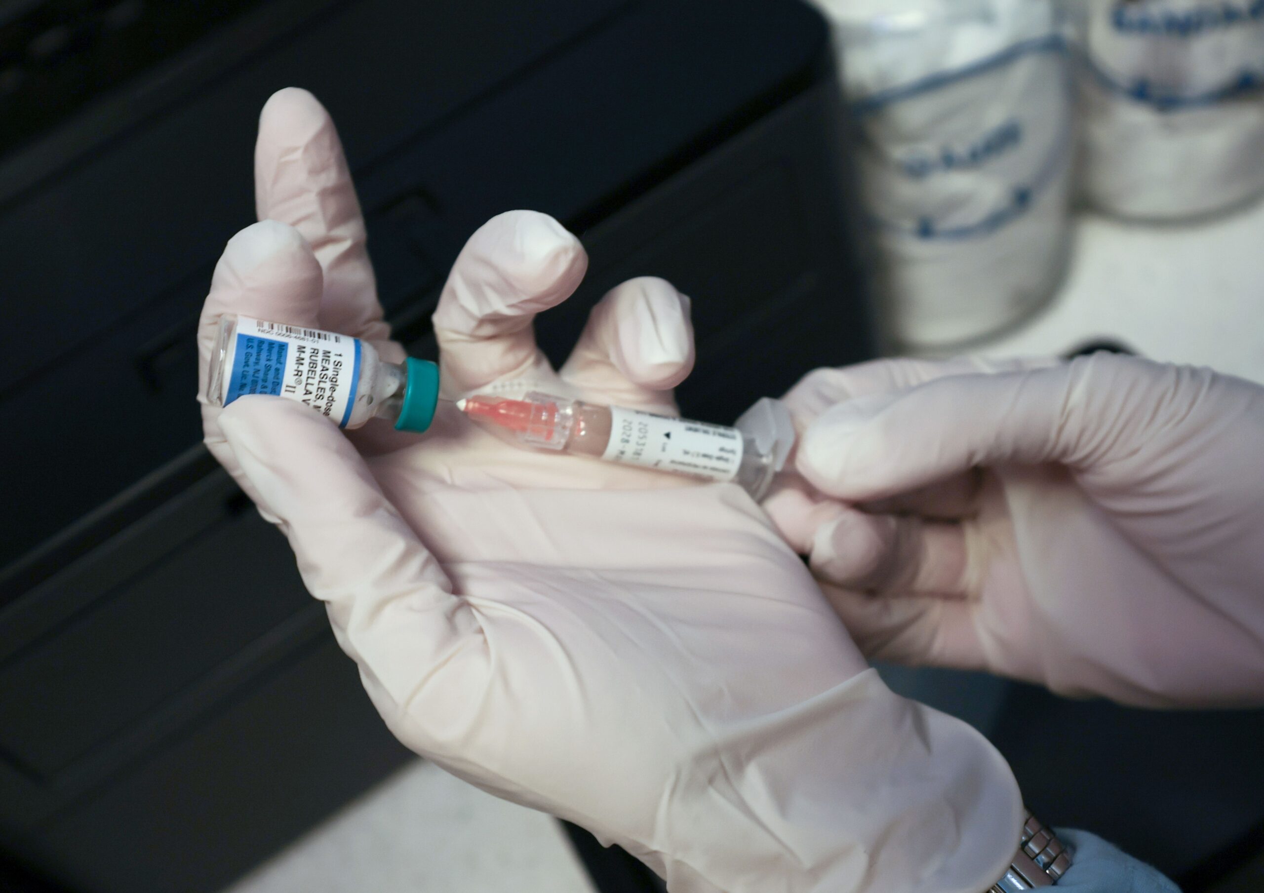 <i>Joe Raedle/Getty Images via CNN Newsource</i><br/>Measles vaccination is very safe and highly effective