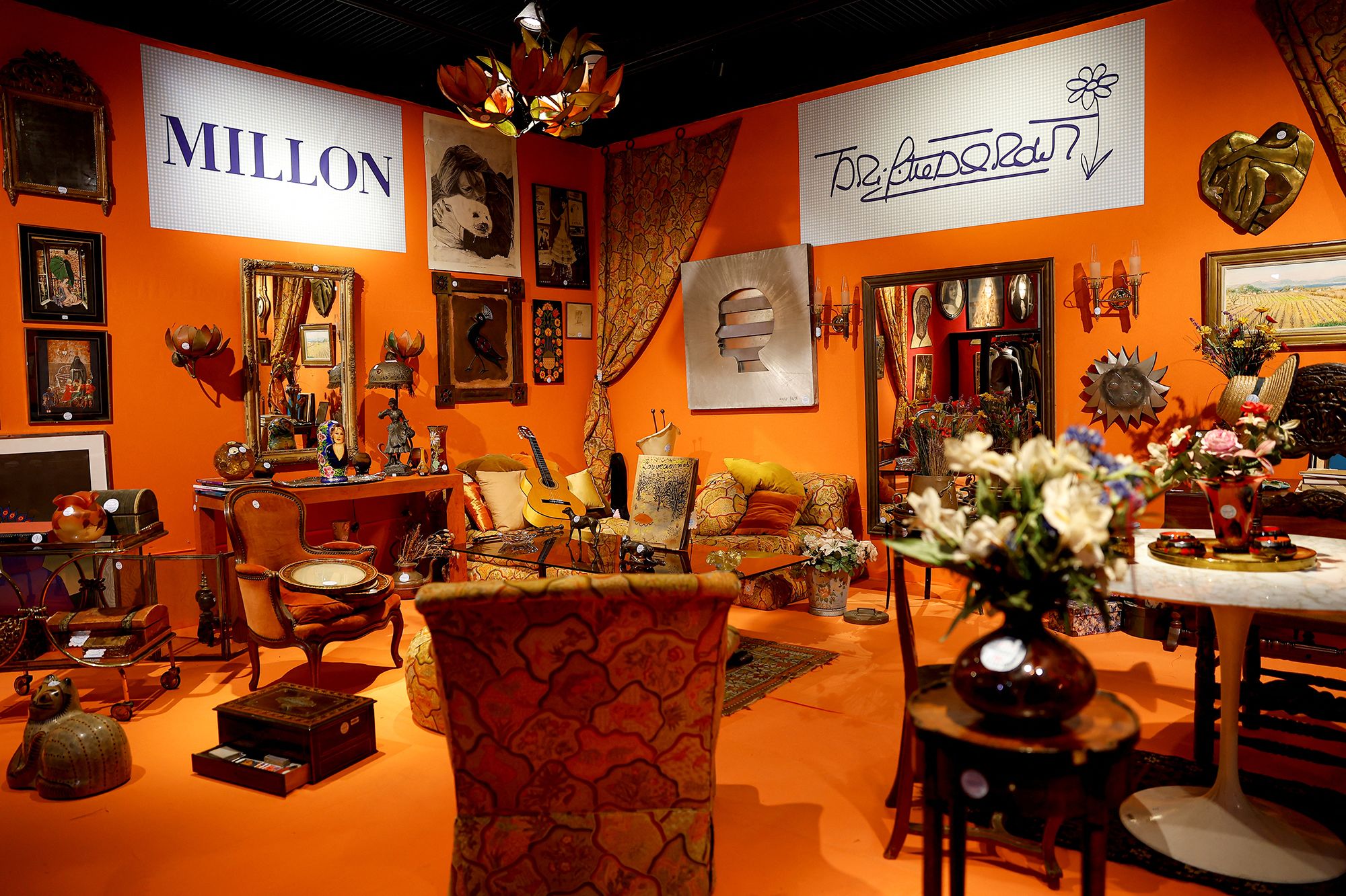 <i>Charlotte Siemon/AFP/Getty Images via CNN Newsource</i><br/>A view of a preview exhibition for the auction in Paris