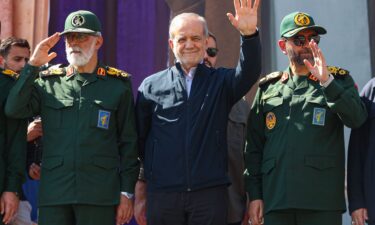 Iran's then-president