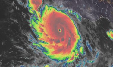 Category 5 Hurricane Polo off Mexico's Pacific coast on Tuesday morning.