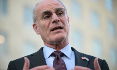 Israeli Ambassador to the US Yechiel Leiter speaks to reporters in Washington