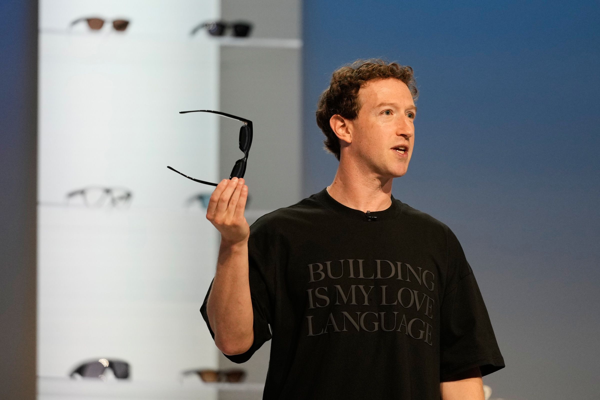 <i>Jeff Chiu/AP via CNN Newsource</i><br/>Meta CEO Mark Zuckerberg speaks during the Meta Connect conference on September 23 in Menlo Park