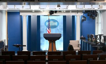 The James S. Brady Press Briefing Room at the White House.