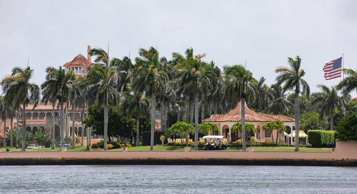 <i>Matias J. Ocner/Miami Herald/Tribune News Service/Getty Images/File via CNN Newsource</i><br/>A view of Mar-a-Lago in Palm Beach