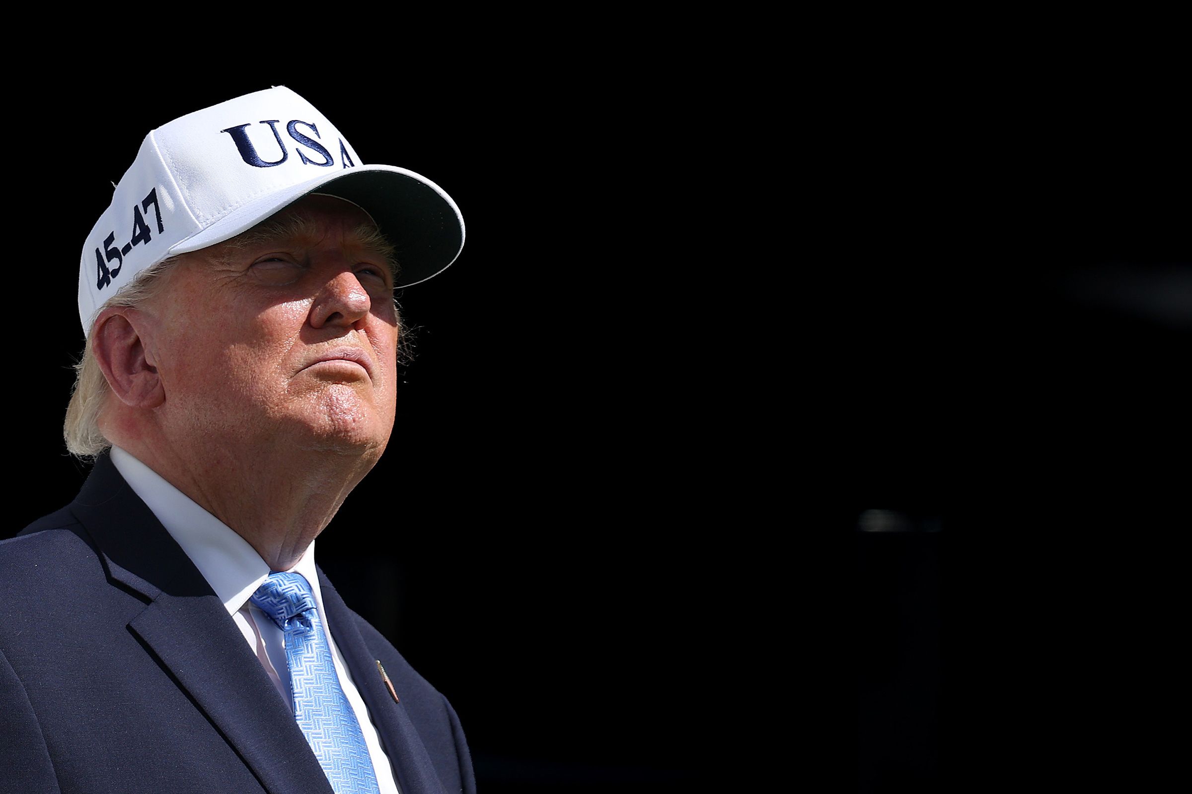 <i>Kevin Dietsch/Getty Images via CNN Newsource</i><br/>President Donald Trump attends the Presidents Cup 2026 at Medinah Country Club in Medinah