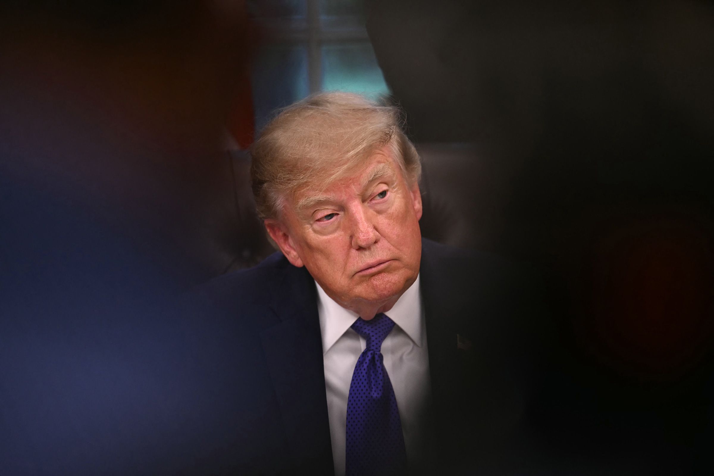 <i>Kent Nishimura/AFP/Getty Images via CNN Newsource</i><br/>President Donald Trump speaks in the Oval Office of the White House on September 28.