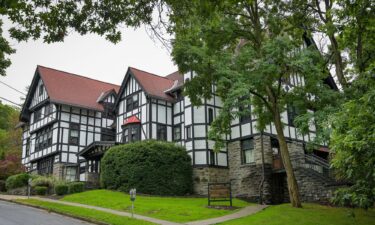 The Chi Phi fraternity house at Cornell University in Ithaca